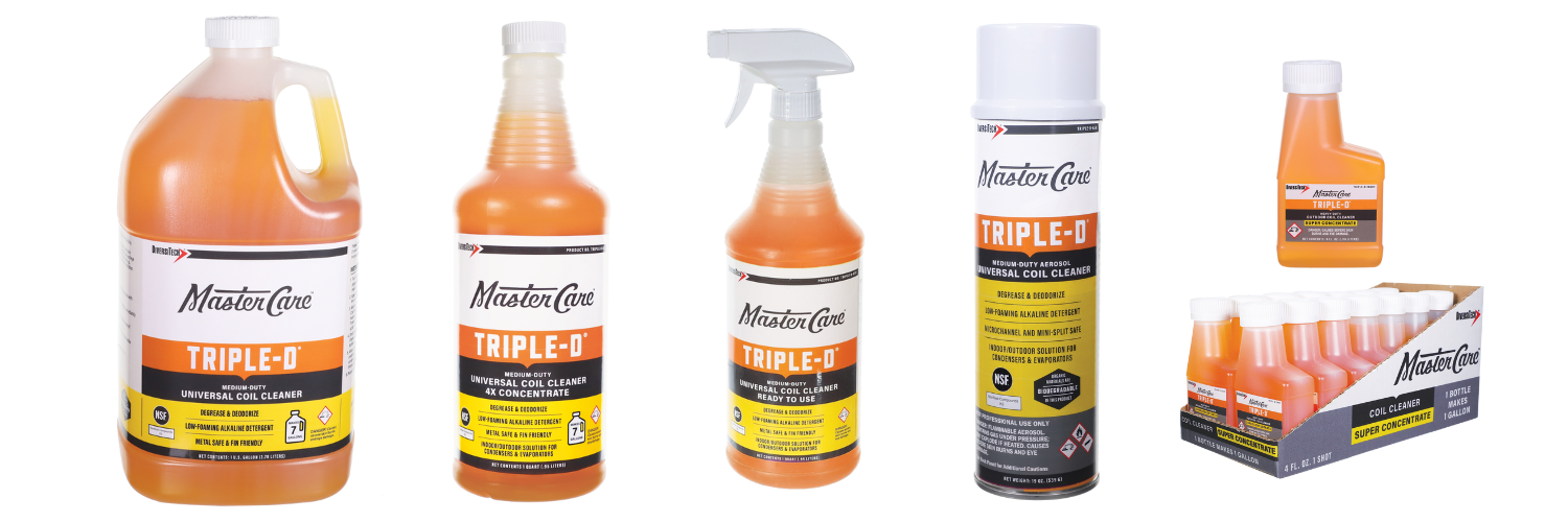 HVAC/R Medium Duty Coil Cleaner TRIPLED Products MasterCare